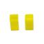 A23-Y толкатель (колпачок) квадратный 5,3x5,3мм; h=9,2мм; посадочное отверстие 3,3x3,3мм; пластик ABS; желтый