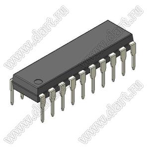 ATtiny2313V-10PU (PDIP20) микросхема 8-битный AVR микроконтроллер; 2KB (FLASH); 10МГц; Uпит.=1,8...5,5В; -40...+85°C