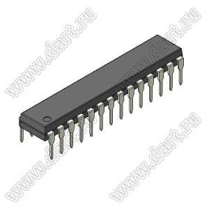 AT89LP828-25PU (PDIP28) микросхема 8-битный AVR микроконтроллер; 8KB (HIGH SPEED FLASH); 20МГц; Uпит.=2,4...5,5В; -40...+85°C