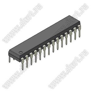 ATtiny28L-4PI (PDIP28) микросхема 8-битный AVR микроконтроллер; 2KB (FLASH); 4МГц; Uпит.=2,7...5,5В; -40...+85°C