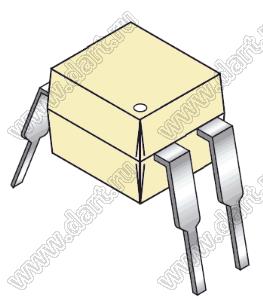 LTV814 (PDIP-4W) оптрон AC-IN 5кВ 35В >20%