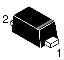 1SS400CS (SOD-923) диод SMD ключевой; Io=100мА; Vr (max)=80В (макс.); VF=1,2В; IR=0,1мкА