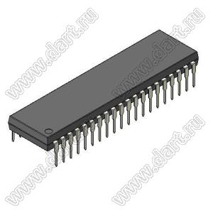 ATmega1284-PU (PDIP40) микросхема 8-битный AVR микроконтроллер; FLASH 128K (FLASH); EEPROM 4K; RAM 16K; 20МГц; Uпит.=1,8...5,5В; -40...85°C
