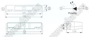 ЧИП светодиоды SMD в корпусе PLCC 020 с боковым излучением