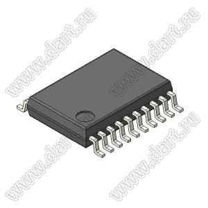 PCF8574TS (SSOP20) микросхема 8-разрядный I/O портовый расширитель для I2C-шины