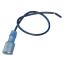 20AWG-FDFN1.25TB (SG57744)-150mm провод с клеммой для аккумулятора 6.3 мм в изоляции синий