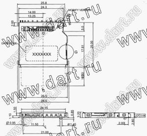 SDC009-A0-0000 держатель SD карты 11 конт