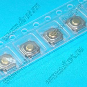TMG-533-V-T/R (TVCM-17-1.5) termo кнопка тактовая SMD, 5,2х5,2х1,5мм, 160gf