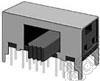 SK-43D03-EG5-L1R3 переключатель движковый угловой 4P3T; 4P3T; I=0,3А; U=50В