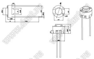 TSY6650 кнопка тактовая; H=5,0мм