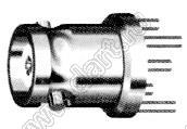 JC3.660.390 (BNC-50KE-1, SVP-1038) разъем BNC 50 Ом на плату