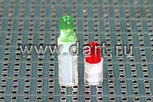 LEDS-9.8 держатель 3мм светодиода прямой на плату; нейлон-66 (UL); натуральный; A=9,8мм