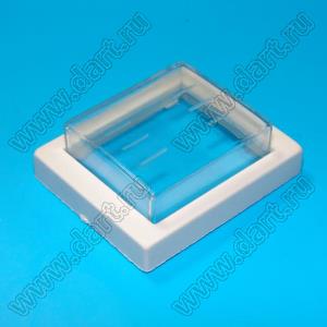 KCD4W (XW-604, R5W) Seal Cap накладка влагозащитная на переключатель (35x29.4), белая рамка