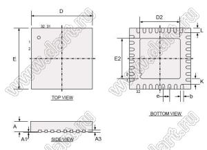 WM8955LEFL (QFN-32) микросхема стерео ЦАП