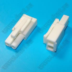 3920-02 (MFC-02F, KR4500HF-1X02P-1) корпус розетки на кабель; P=4,50мм; 2 (1x02)-конт.