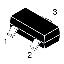 35.8400 MHz (SMD8045, KX-14 Geyer) резонатор кварцевый SMD; NPN; R1=10кОм; R2=10кОм; 35,8400МГц