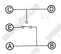 TSTPCB043-360AH кнопка тактовая на переключение