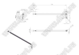 TL4.5-126-I-5Z (44112-4) антенна телескопическая 4,5х126 мм