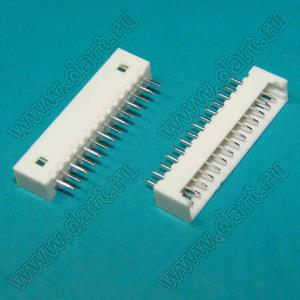 A1251-14A (PicoBlade™ MOLEX 53047-1410) вилка однорядная прямая на плату; шаг 1,25мм; 14-конт.