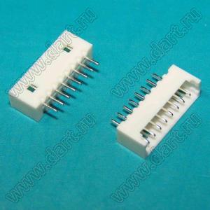 A1251-08A (PicoBlade™ MOLEX 53047-0810) вилка однорядная прямая на плату; шаг 1,25мм; 8-конт.