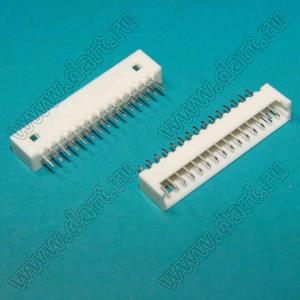 A1251-15A (PicoBlade™ MOLEX 53047-1510) вилка однорядная прямая на плату; шаг 1,25мм; 15-конт.