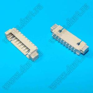 A1251-SMT-09AW (PicoBlade™ MOLEX 53261-0900) вилка однорядная угловая SMD; шаг 1,25мм; 9-конт.