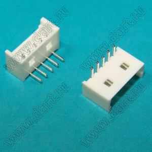 A1251-05AW (PicoBlade™ MOLEX 53048-0510) вилка однорядная угловая на плату; шаг 1,25мм; 5-конт.