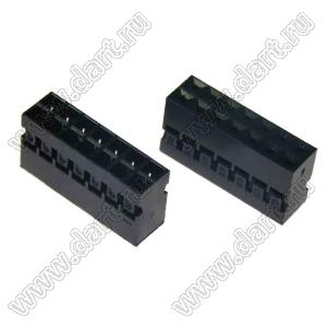 KR2006H-2x07P-1 (2026B-14, M22-3020700, BLD2-2x7, BLD2-14) корпус двухрядной розетки на кабель; шаг 2,00мм; 2x7-конт.; 17487=14