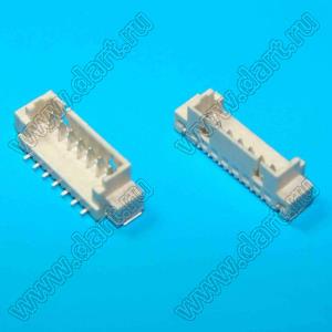 A1251-SMT-07A (PicoBlade™ MOLEX 53398-0771) вилка однорядная прямая SMD; шаг 1,25мм; 7-конт.