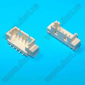 A1251-SMT-05A (PicoBlade™ MOLEX 53398-0571) вилка однорядная прямая SMD; шаг 1,25мм; 5-конт.