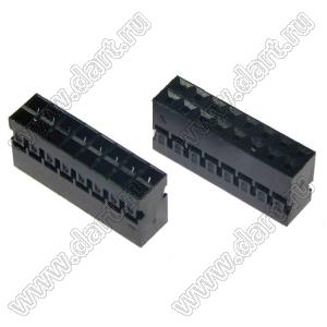 KR2006H-2x08P-1 (2026B-16, M22-3020800, BLD2-2x8, BLD2-16) корпус двухрядной розетки на кабель; шаг 2,00мм; 2x8-конт.; 17487=16