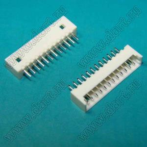 A1251-12A (PicoBlade™ MOLEX 53047-1210) вилка однорядная прямая на плату; шаг 1,25мм; 12-конт.