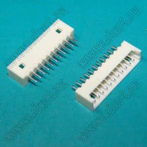 A1251-11A (PicoBlade™ MOLEX 53047-1110) вилка однорядная прямая на плату; шаг 1,25мм; 11-конт.