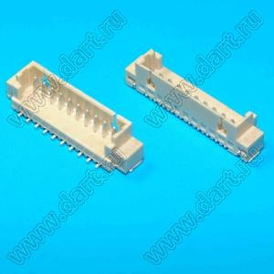 A1251-SMT-10A (PicoBlade™ MOLEX 53398-1071) вилка однорядная прямая SMD; шаг 1,25мм; 10-конт.