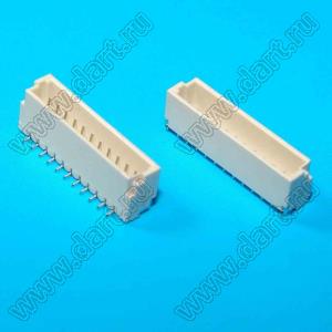 A1001-SMT-11A (BM11B-SRSS-TB) вилка SMD вертикальная на плату; шаг 1,0мм; шаг 1,00мм; 11-конт.