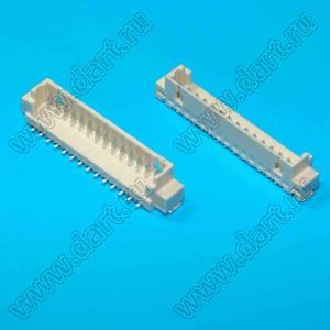 A1251-SMT-14A (PicoBlade™ MOLEX 53398-1471) вилка однорядная прямая SMD; шаг 1,25мм; 14-конт.