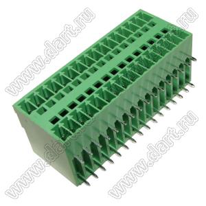 JK1350R-32P (2x16) вилка на плату двухрядная угловая