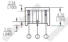 3362Z-1-503 (50K) резистор подстроечный однооборотный; R=50кОм