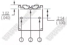 3362R-1-101 (100R) резистор подстроечный однооборотный; R=100(Ом)