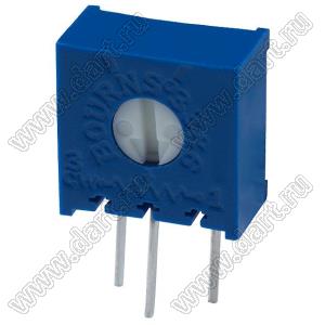 3386X-1-200 (20R) резистор подстроечный, однооборотный; R=20(Ом)
