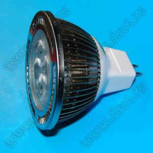 MR16-CW-12/4 лампа светодиодная 4Вт; MR16 (GU5,3); 4LEDs; Uп=DC12V; P=4Вт; белый холодный