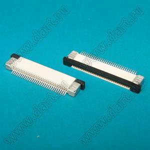 1226-32-03 розетка SMD для плоского шлейфа (FPC); шаг 0,5мм; 32-конт.; контакты сверху