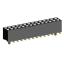 2207SM-28G-45-PG (2x14) розетка прямая двухрядная (гнездо) на плату для поверхностного (SMD) монтажа, шаг 2,00 x 2,00 мм, высота 4,5 мм, 2x14 конт. с направляющими в плату