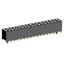 2207SM-34G-45-PG (2x17) розетка прямая двухрядная (гнездо) на плату для поверхностного (SMD) монтажа, шаг 2,00 x 2,00 мм, высота 4,5 мм, 2x17 конт. с направляющими в плату