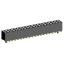 2207SM-40G-45-PG (2x20) розетка прямая двухрядная (гнездо) на плату для поверхностного (SMD) монтажа, шаг 2,00 x 2,00 мм, высота 4,5 мм, 2x20 конт. с направляющими в плату