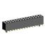 2207SM-30G-45-PG (2x15) розетка прямая двухрядная (гнездо) на плату для поверхностного (SMD) монтажа, шаг 2,00 x 2,00 мм, высота 4,5 мм, 2x15 конт. с направляющими в плату