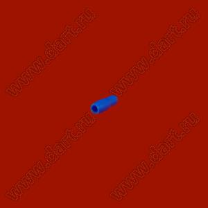 V-3.5L кожух наконечника провода; сечение=3,5кв.мм; dA=5,7мм; D=4,1мм; L=18,0мм; мягкий полихлорвинил; синий