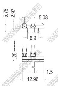 LEM-61 cветовод; поликарбонат (UL); прозрачный