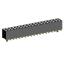 2207SM-38G-45-PG (2x19) розетка прямая двухрядная (гнездо) на плату для поверхностного (SMD) монтажа, шаг 2,00 x 2,00 мм, высота 4,5 мм, 2x19 конт. с направляющими в плату