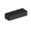 2207R-20G (PBD2-20R, DS1026-13-2X10S8BR) розетка угловая двухрядная (гнездо) на плату для монтажа в отверстия; шаг 2.00x2.00мм; 2x10-конт.